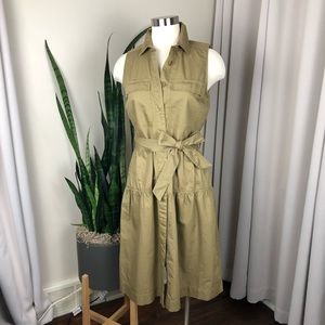 J. Crew Women’s Tiered Safari Dress 6